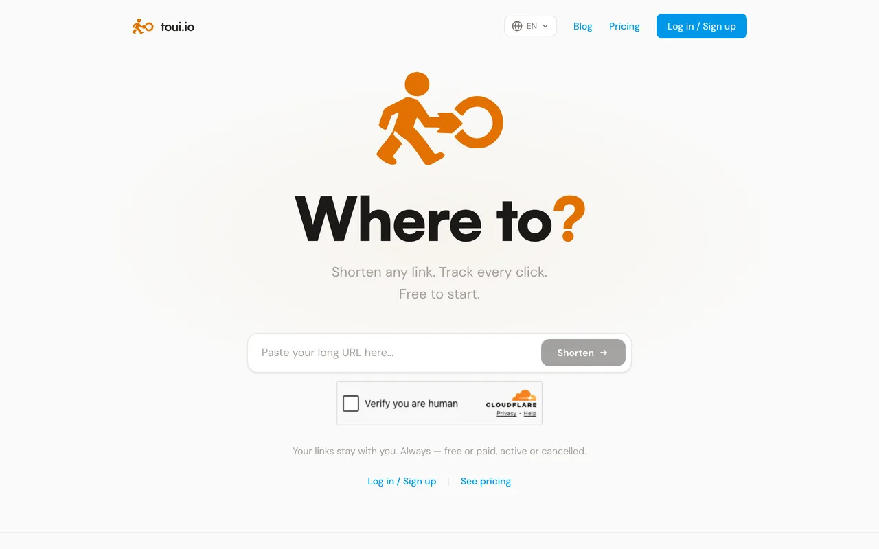 toui.io homepage screenshot